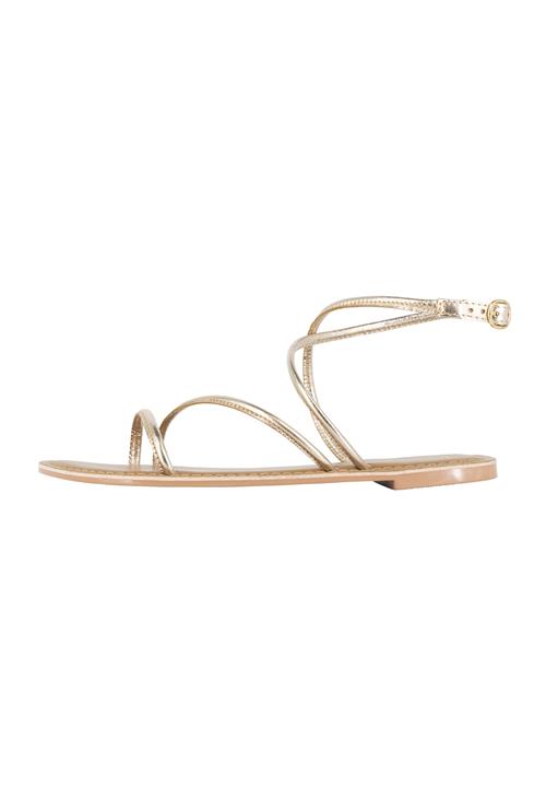 faina Sandaler med rem  guld
