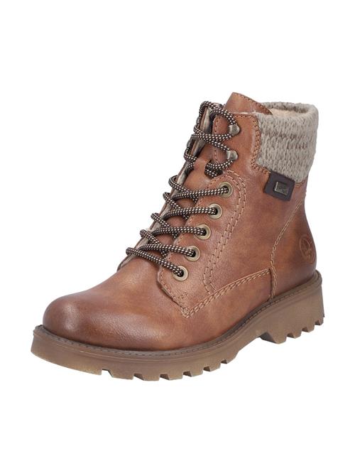 Se Rieker Snørestøvletter  beige-meleret / cognac ved About You