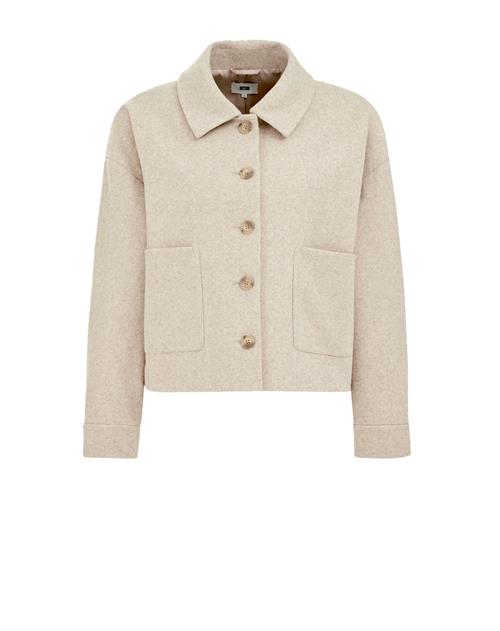 WE Fashion Overgangsjakke  beige-meleret