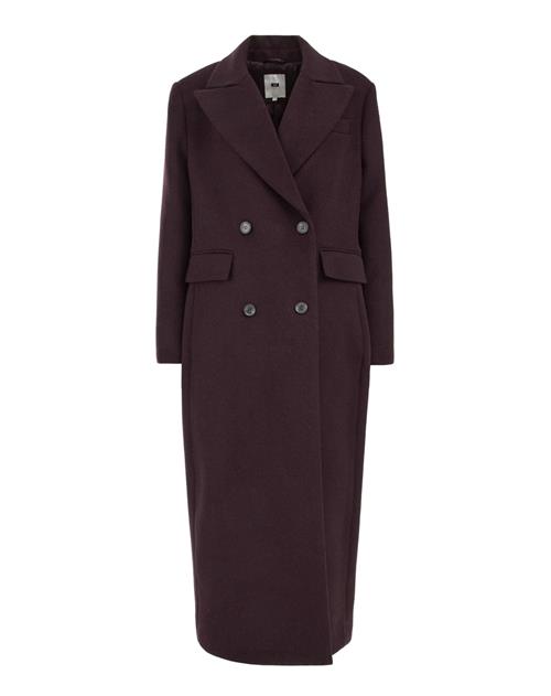 WE Fashion Overgangsfrakke 'Studio'  aubergine