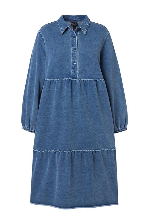 Ulla Popken Blusekjole  blue denim