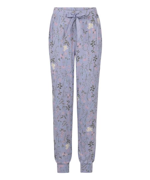Hunkemöller Pyjamasbukser  beige / grøn / lyselilla / pudder