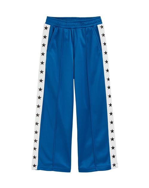WE Fashion Bukser  koboltblåt / hvid