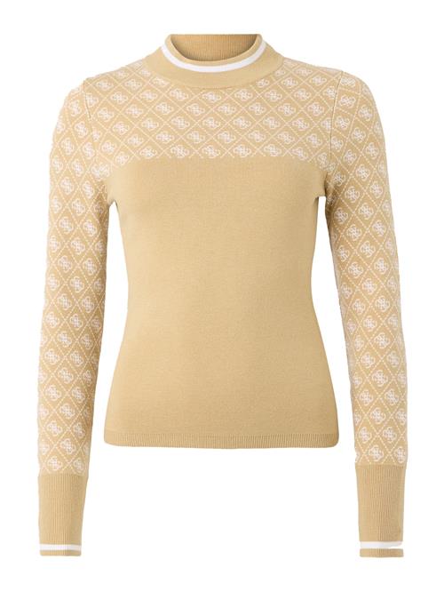 GUESS Pullover  taupe / hvid