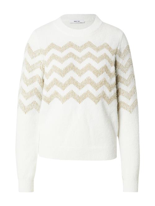 ABOUT YOU Pullover 'Suzi'  guld / hvid
