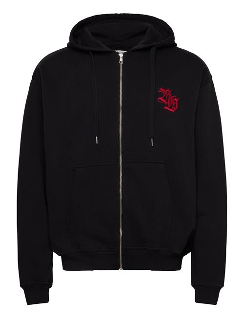 Justice Zip Hoodie Washed BLS Hafnia Black