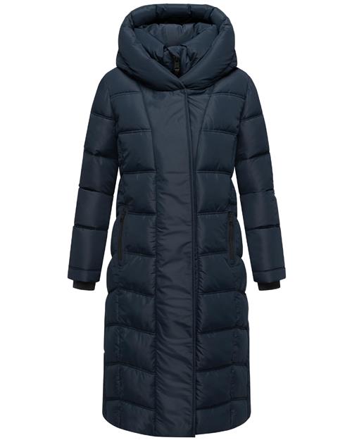 NAVAHOO Vinterfrakke 'Engelsfeder XIV'  navy