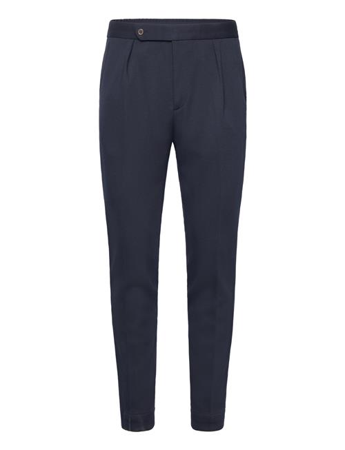 Pleated Double-Knit Suit Trouser Polo Ralph Lauren Navy