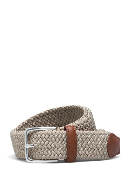 Se Elastic Braided Belt GANT Beige ved Booztlet