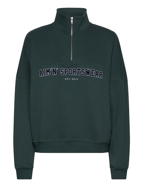 Varsity Sweat Half Zip Aim´n Green
