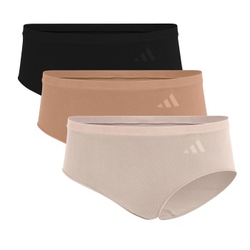adidas Trusser 3P Sport Active Seamless Hipster Flerfarvet polyamid X-Large Dame