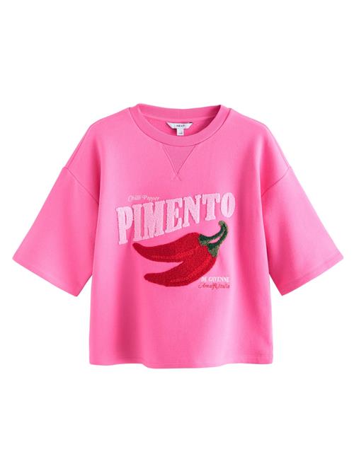 Next Sweatshirt 'Chilli'  pink / lys pink / rød / hvid