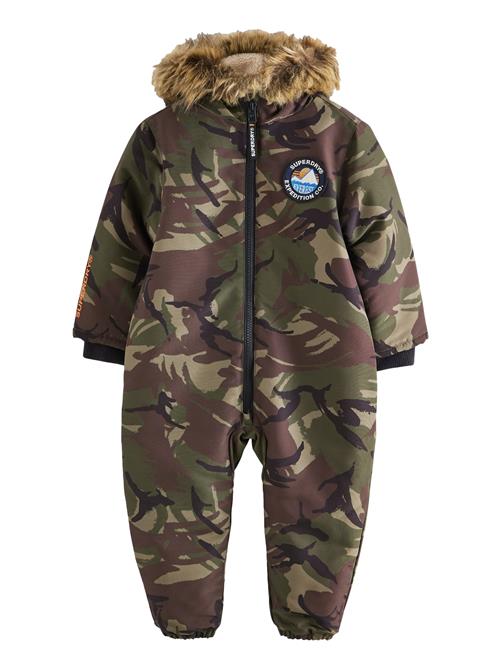 Superdry Funktionsjakkesæt 'Everest'  greige / oliven / bær