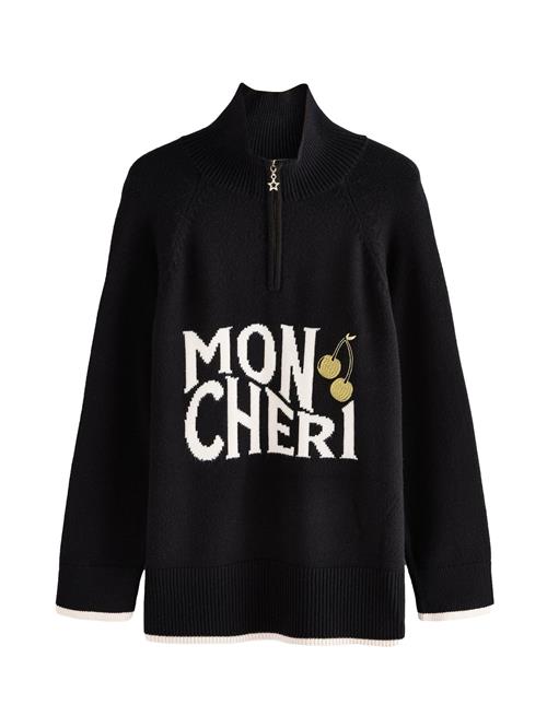 Rockett St George Pullover 'Mon Cheri'  gul / sort / hvid