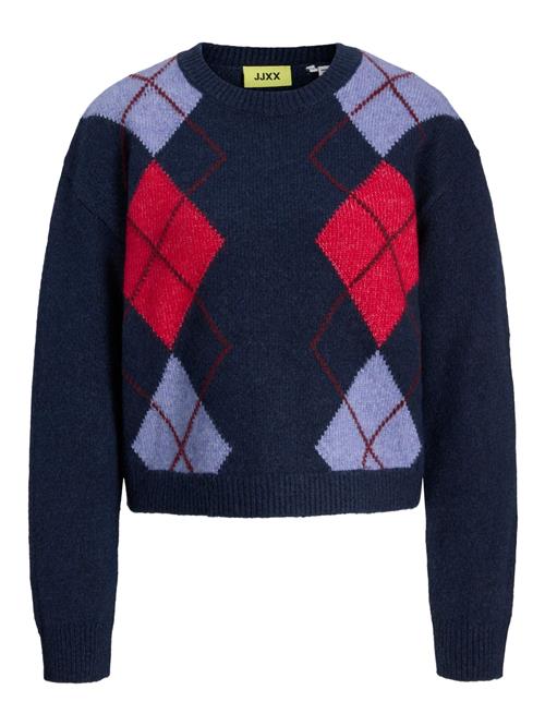 JJXX Pullover 'JXHarvi'  mørkeblå / lilla / grenadine