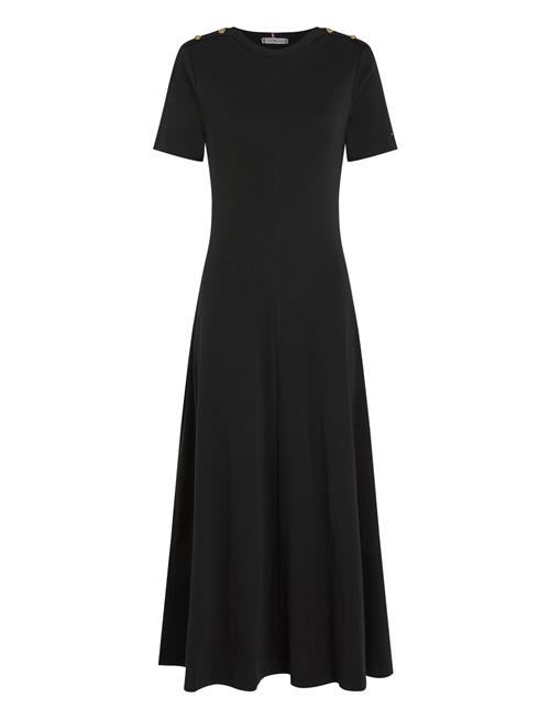 Se Gold Btn Dress Tommy Hilfiger Black ved Booztlet