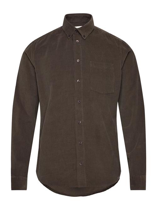 Cfanton Ls Bd Baby Cord Shirt Casual Friday Brown