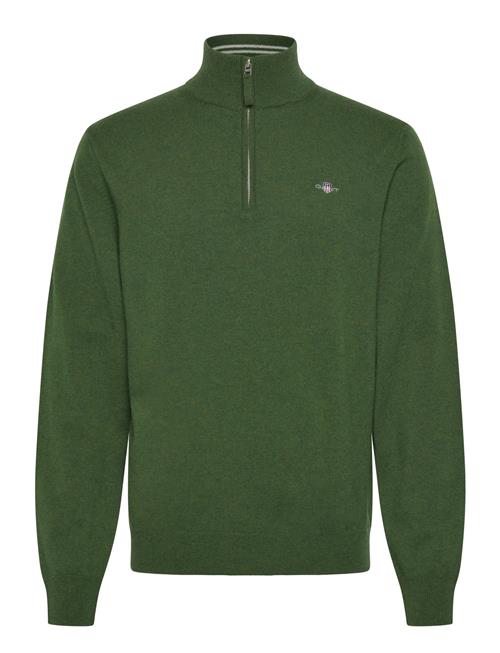 Superfine Lambswool Half Zip GANT Green