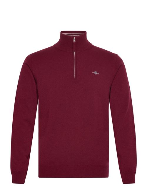 Superfine Lambswool Half Zip GANT Red