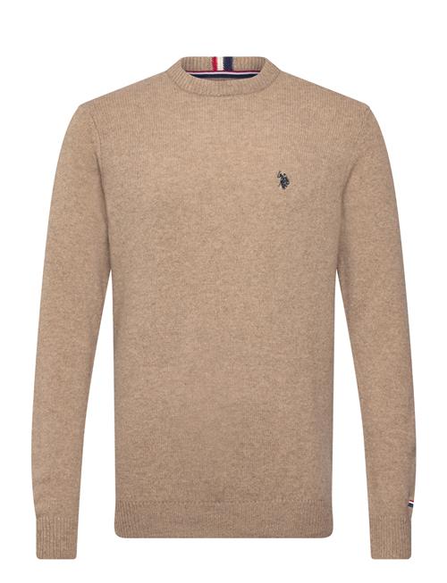 Ketil Reg Lw Uspa M Knit U.S. Polo Assn. Beige