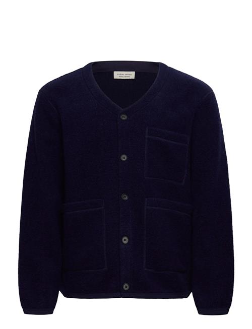 Cfwilli O218 Wool Fleece Jacket Casual Friday Navy