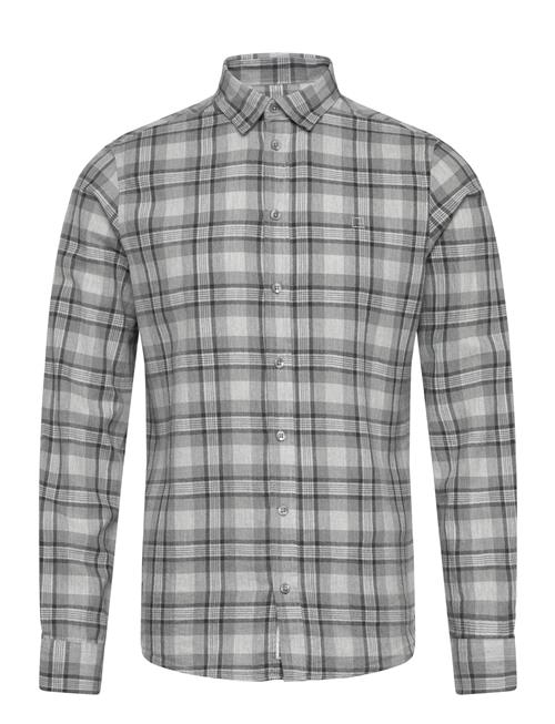 Cfantons 0159 Checked Brushed Shirt Casual Friday Grey