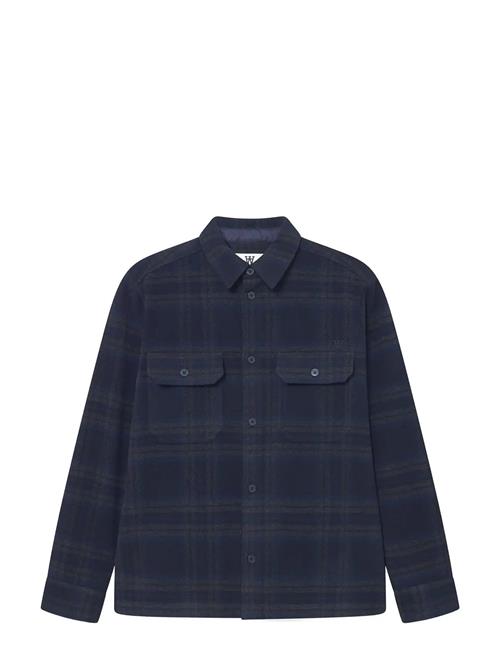 Wwclay Overshirt 25213 DOUBLE A BY W.W. Navy