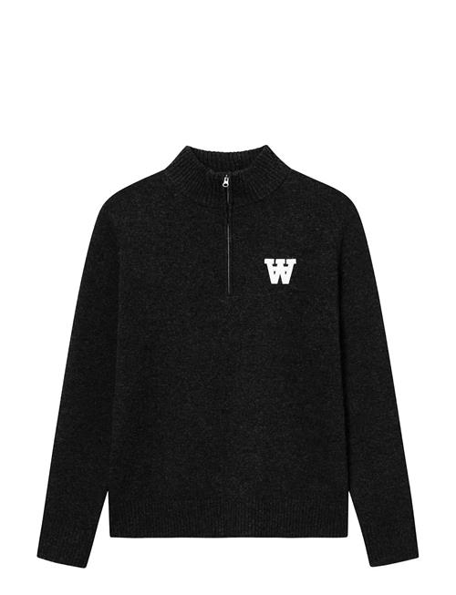 Wwtay Half Zipper 25081 DOUBLE A BY W.W. Black