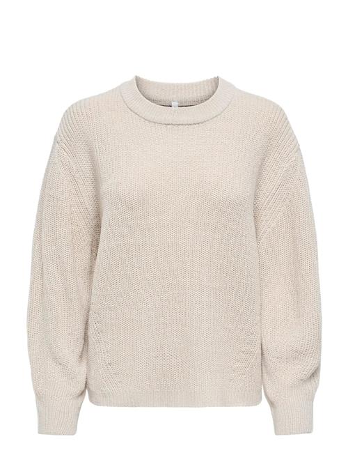 Onlmilouz Ls Rib Pullover Knt Noos ONLY Cream
