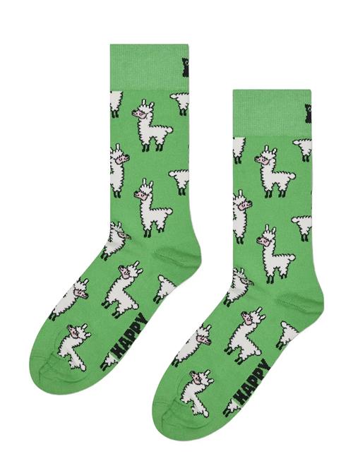 Llama Sock Happy Socks Green