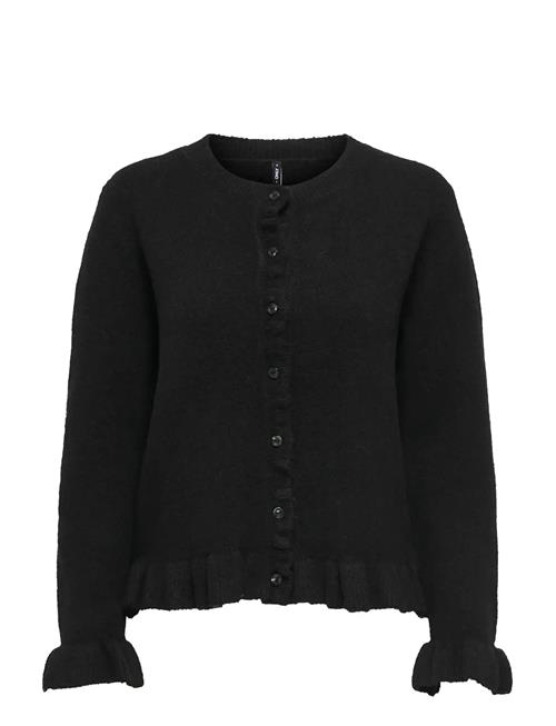 Onlrima Life Ls Fril Butto Cardi Cs Knt ONLY Black