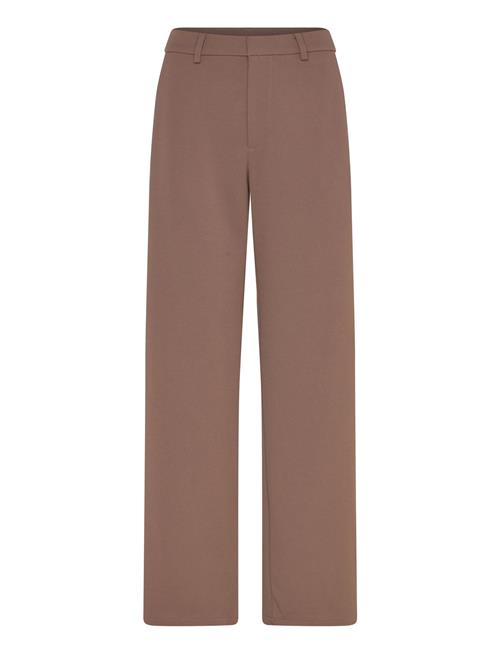 Rwfreya Mw Straight Trousers Rosemunde Brown