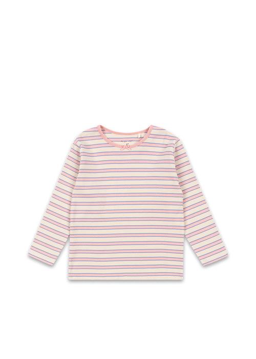 Konges Sløjd GOTS Ella T-shirt Med Lange Ærmer Lolly Stripe  Lolly Stripe 4 Y  Lyserød  4 år  kvinde
