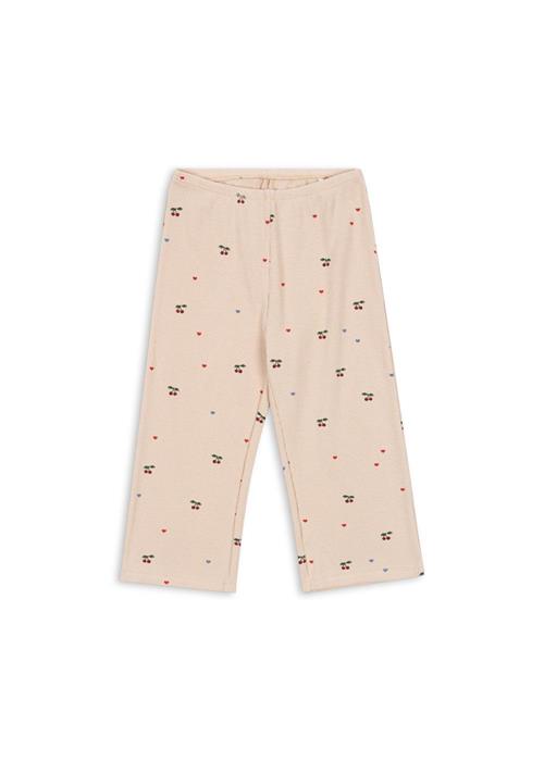 Konges Sløjd GOTS Ella Bukser Cherry Coeur Blush  Cherry Coeur Blush 3 Y  Rød  3 år  kvinde