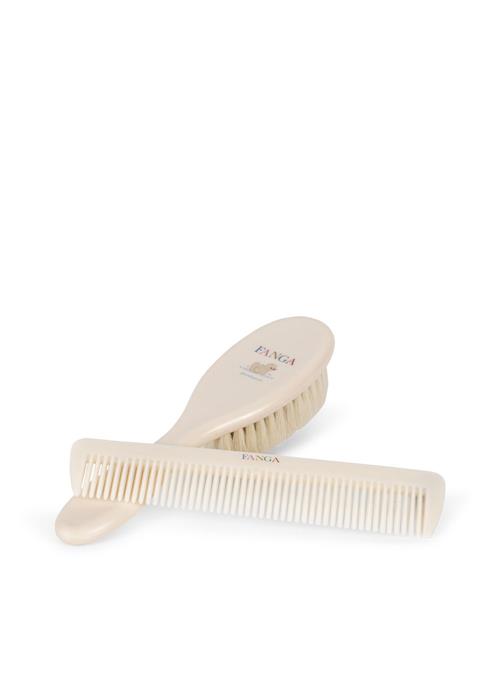 Fanga Fontana Babyhårbørste-sæt Beige  Beige One Size  Beige  One Size  unisex