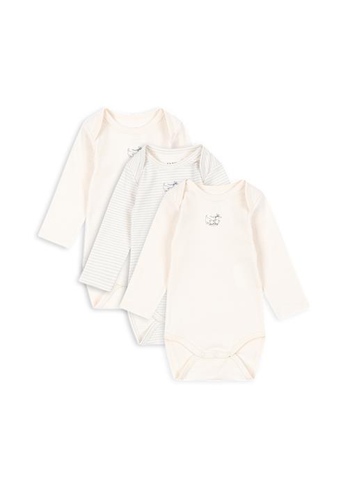 Fanga Fontana Fio Stripe 3-pack Long Sleeves Body Blue Mix  Blue Mix 0-1 months  Blå  0-1 måneder  mand