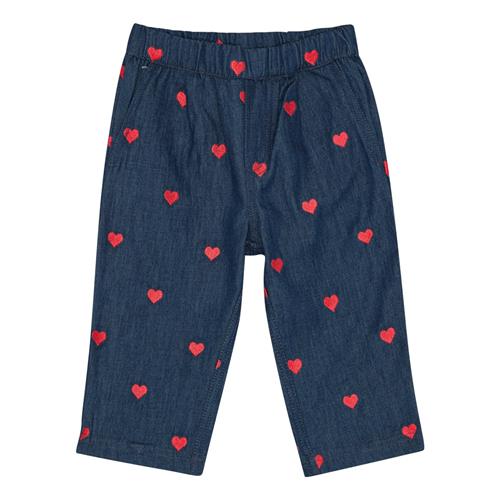 Flöss Amee Bukser Mid Blue Heart  Mid Blue Heart-68 cm  Blå  68 cm  kvinde