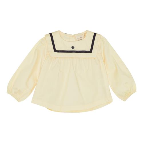 Flöss Bay Bluse Soft White  Soft White-128 cm  Hvid  128 cm  kvinde