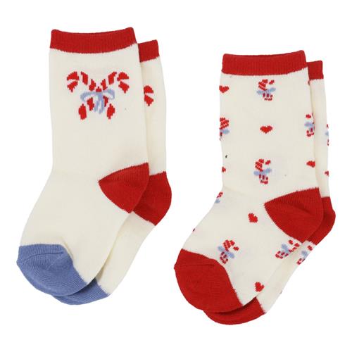 Flöss Vilde 2-pak Sokker Noelle 2-pack  Noelle 2-Pack-25-28 EU  Hvid  25-28 EU  unisex