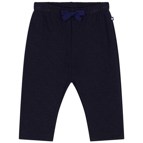 Petit Bateau Quiltede Rørstrikkede Bukser Smoking Blue 12 months  Marineblå  12 måneder  unisex