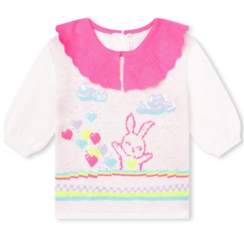 Billieblush Strikket Kjole Cremefarvet 12 Months  Creme  12 måneder  kvinde