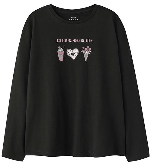 Name It Bluse - NkfVeen - Black/More Glitter