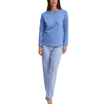 Calida Lovely Nights Pyjamas Lyseblå bomuld X-Small Dame