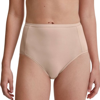 Calida Trusser Sleek Skin High Waist Brief Beige Large Dame