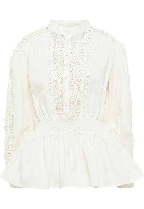 faina Bluse  uldhvid