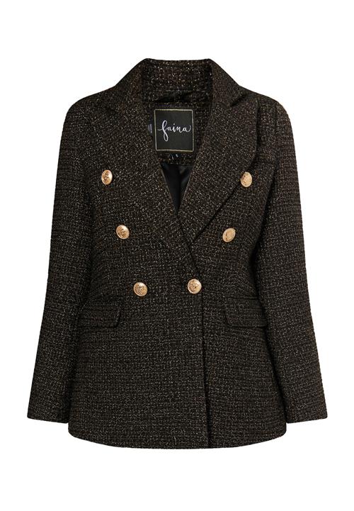 faina Blazer  mørkebrun / guld