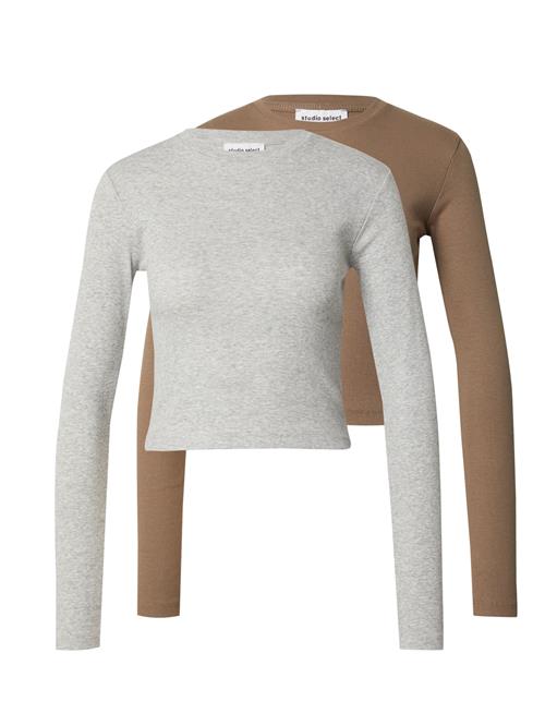 studioselect Shirts 'Betty'  brun / grå-meleret