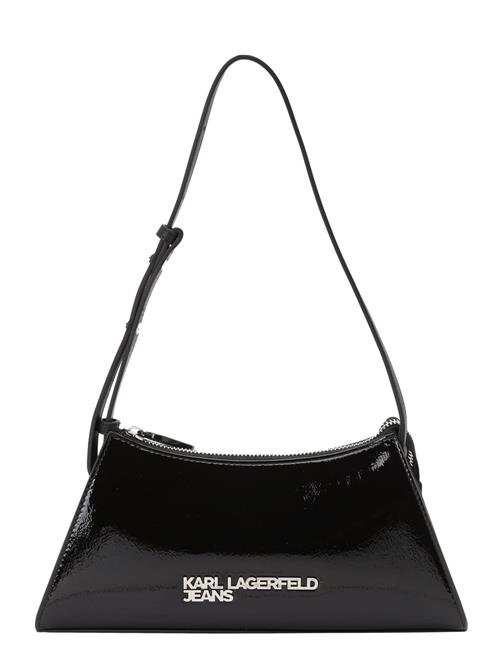 KARL LAGERFELD JEANS Skuldertaske  sort / hvid