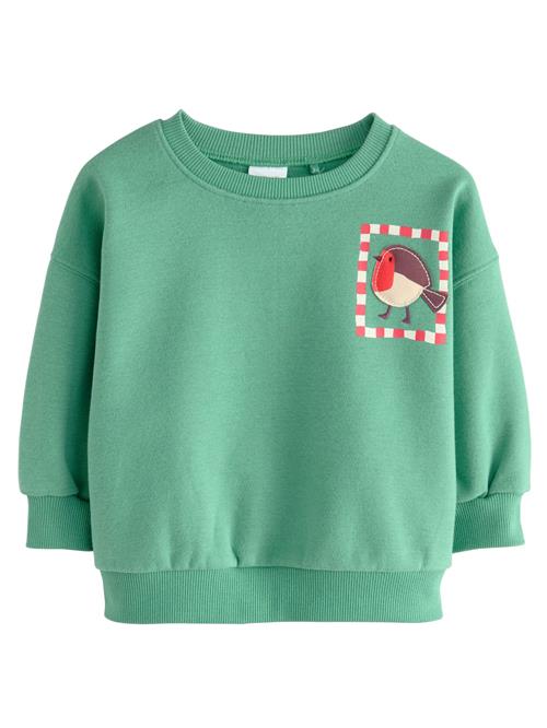 Next Sweatshirt  beige / grøn / rød / vinrød