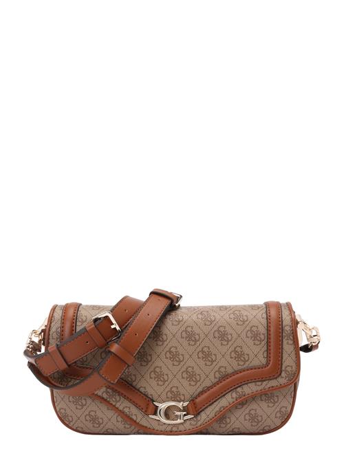GUESS Skuldertaske 'DEA FLAP SHOULDER BAG'  kastaniebrun / lysebrun